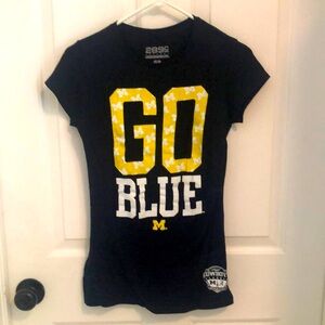 Go Blue Michigan Wolverines size Medium wore once